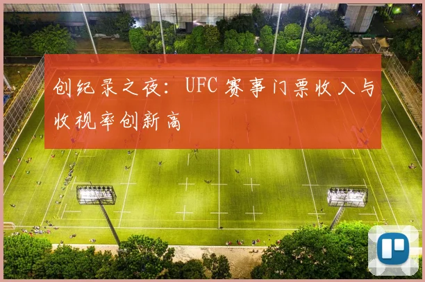 创纪录之夜:UFC 赛事门票收入与收视率创新高
