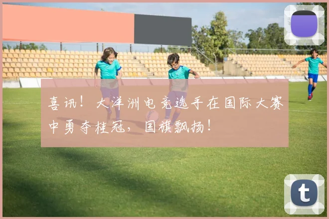 喜讯!大洋洲电竞选手在国际大赛中勇夺桂冠,国旗飘扬!