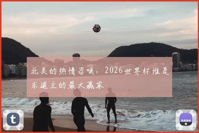 北美的热情召唤，2026世界杯谁是东道主的最大赢家