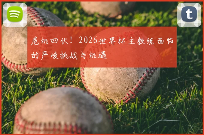 危机四伏!2026世界杯主教练面临的严峻挑战与机遇